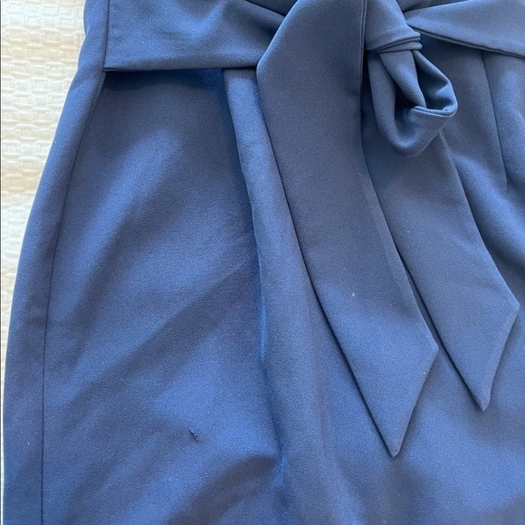 Toccin Blue Tie Waist Dress Size 4 - Picture 5 of 16